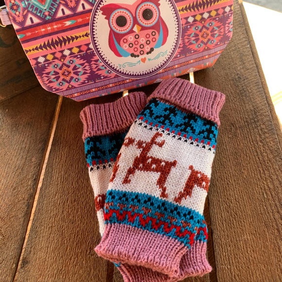 ✨REINDEER HAND ARM WARMER THUMBHOLE GLOVES✨ - Picture 4 of 7